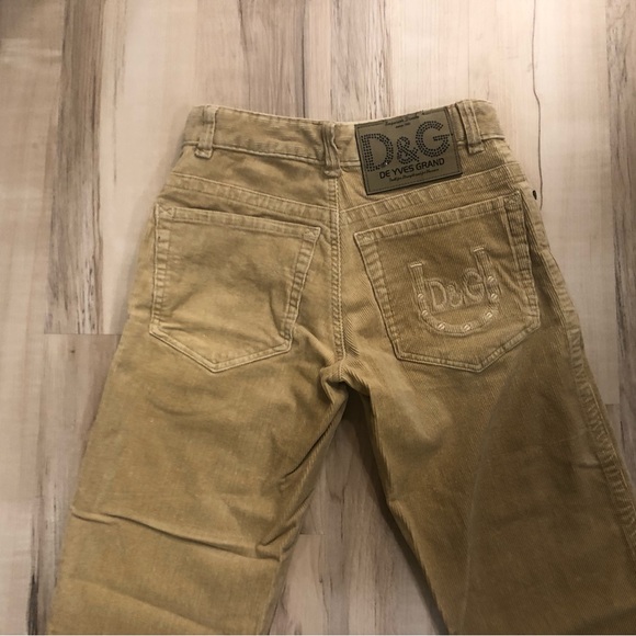 Vintage 1973 Dolce & Gabbana Tan Corduroy Pants - Made in Italy - Picture 9 of 11